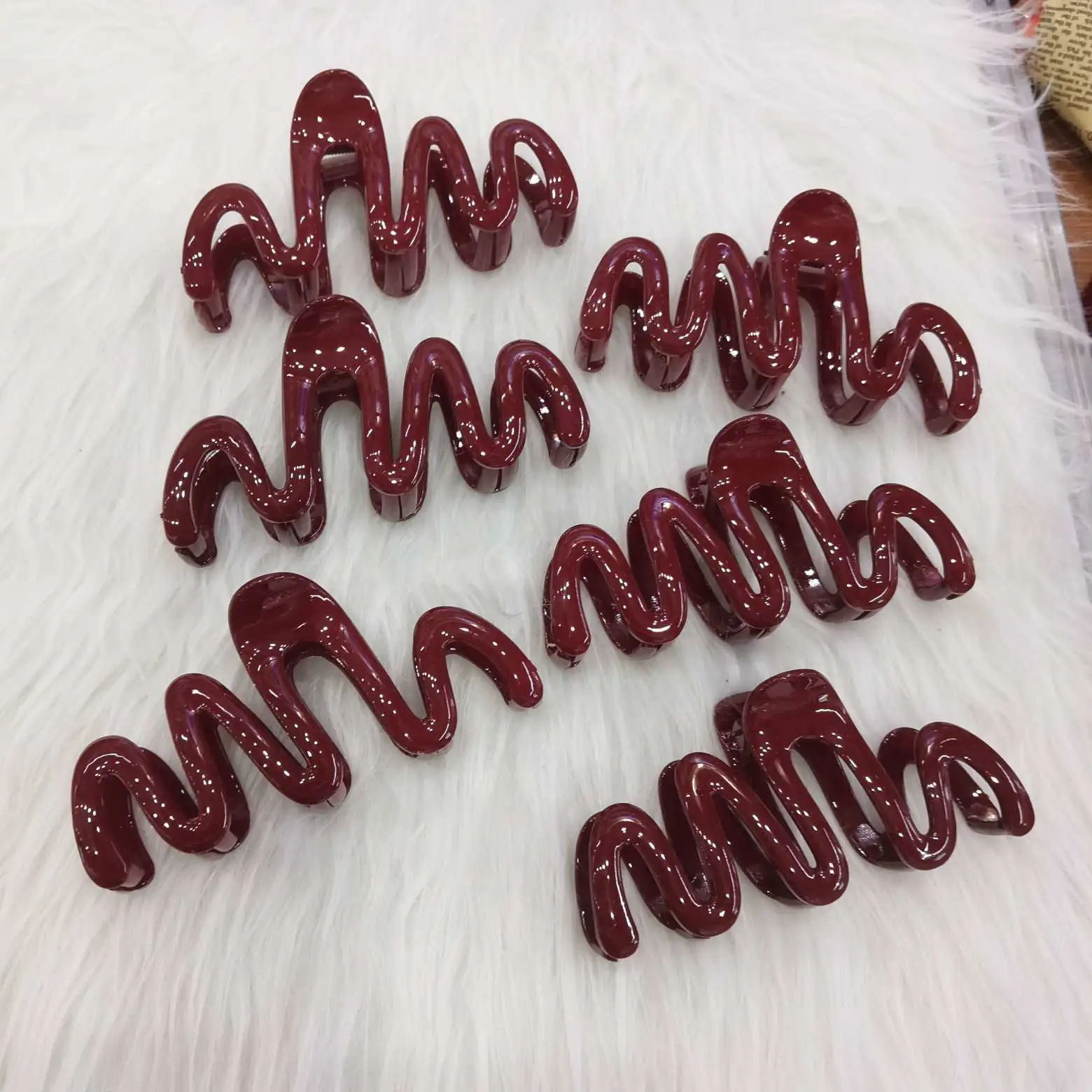13 cm Ankela red hair clip plastic grabber is a hit online detail image 6