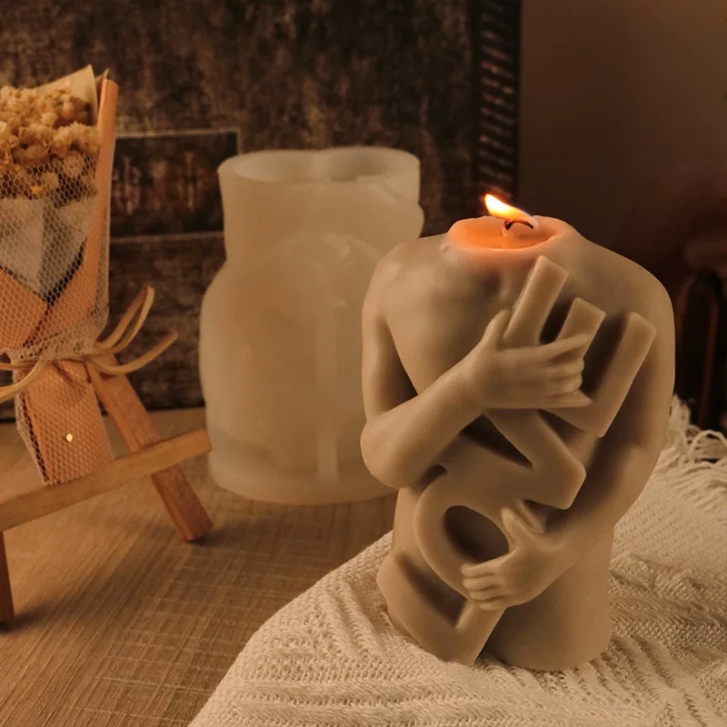TiKToK纯手工制作大豆香薰LOVE字母人体男模情人节母亲节感恩节伴手礼大豆香薰蜡烛礼物蜡烛书房创意样板房创意氛围摆件详情3