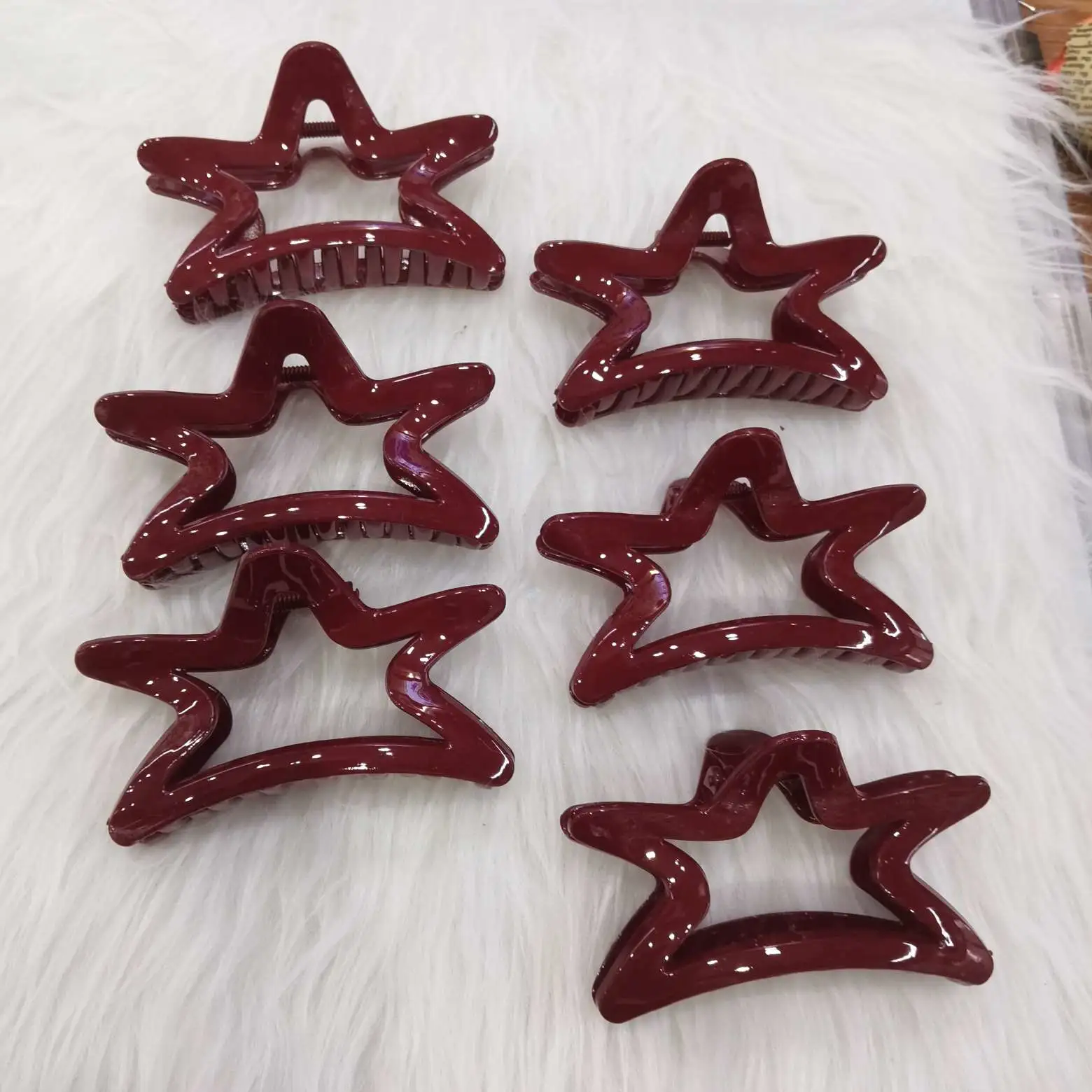 13 cm Ankela red hair clip plastic grabber is a hit online detail image 4