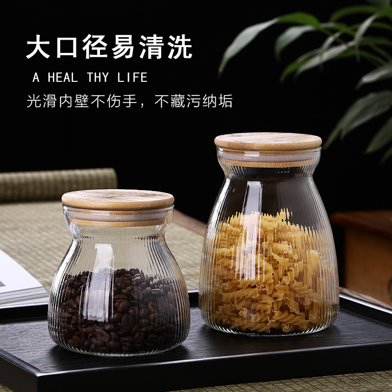 透明创意玻璃茶叶罐家用储物罐普洱茶密封茶罐零食收纳罐子