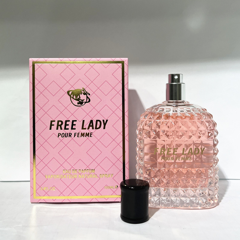 Foreign Trade Source Factory Direct Pink Romantic Free Lady Arab Lady Fragrance Perfume Perfume Perfume Item Picture