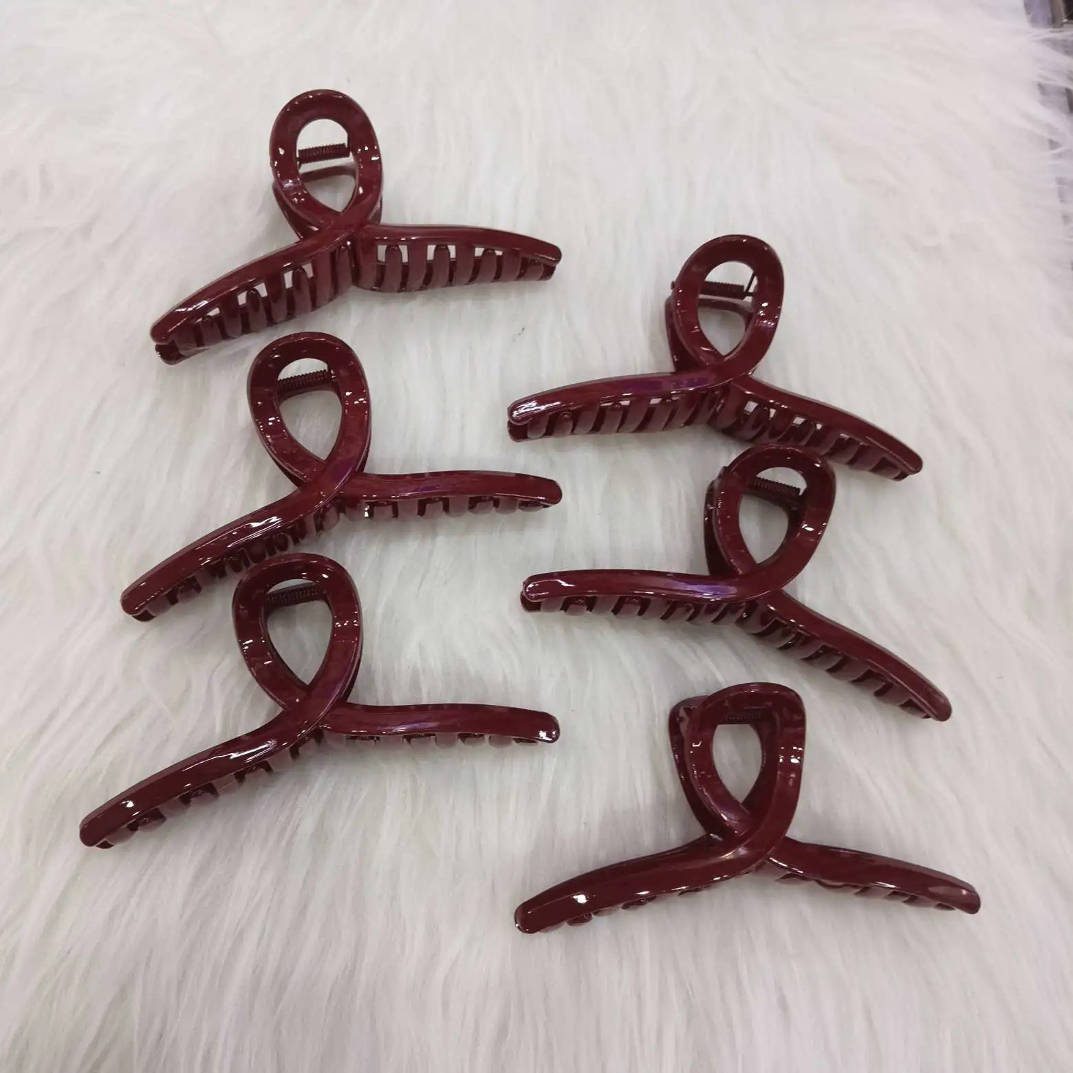 13 cm Ankela red hair clip plastic grabber is a hit online detail image 3