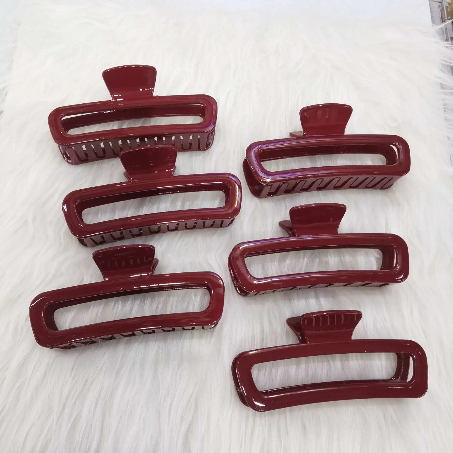 13 cm Ankela red hair clip plastic grabber is a hit online detail image 5
