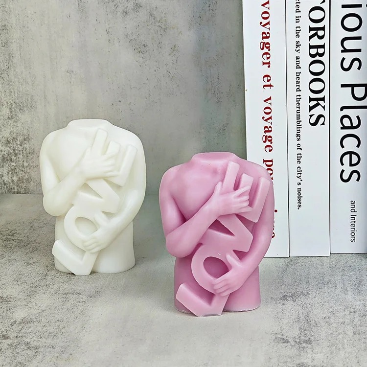 TiKToK纯手工制作大豆香薰LOVE字母人体男模情人节母亲节感恩节伴手礼大豆香薰蜡烛礼物蜡烛书房创意样板房创意氛围摆件详情9