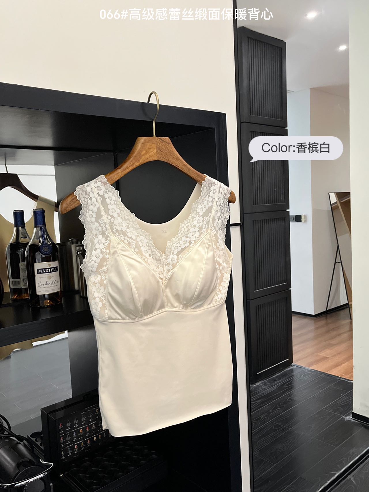 Imperial 066 Advanced Lace Satin Thermal Vest Autumn And Winter Gentle Fashion Foreign Air Warm Hair Hot Heating Thermal Underwear undefined