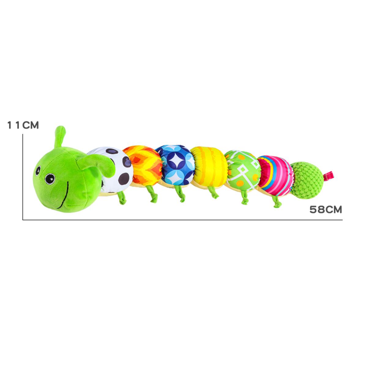 Cross-border sales of caterpillar doll Black and white caterpillar doll colored caterpillar doll toy