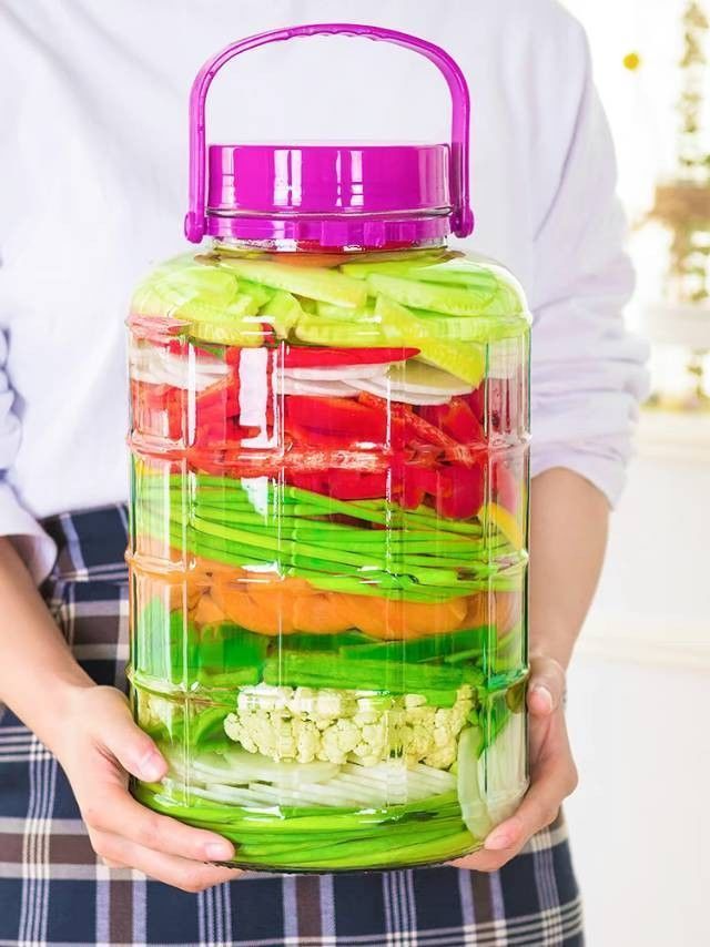 32007杨梅酒瓶16升可装32斤一件4个玻璃罐储物罐玻璃密封罐产品图