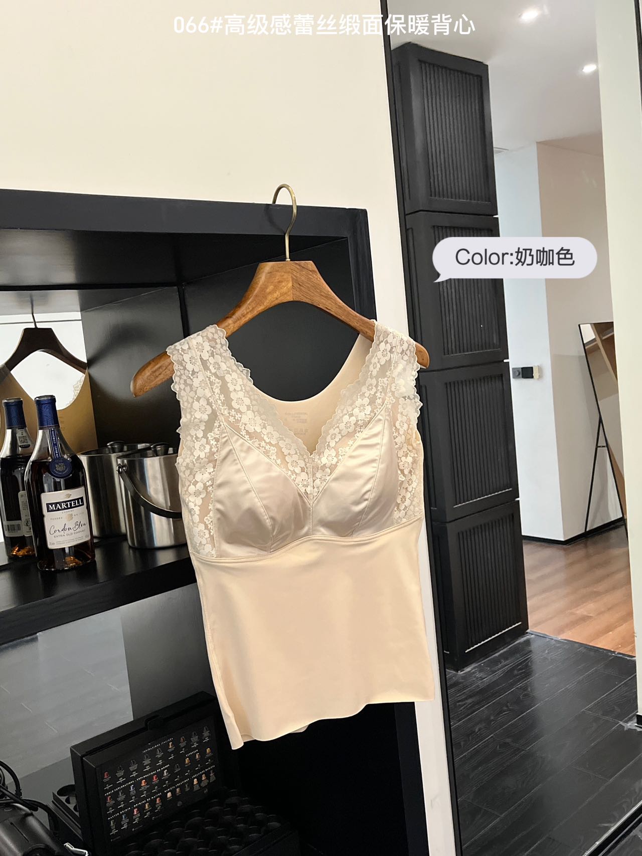 Imperial 066 Advanced Lace Satin Thermal Vest Autumn And Winter Gentle Fashion Foreign Air Warm Hair Hot Heating Thermal Underwear undefined