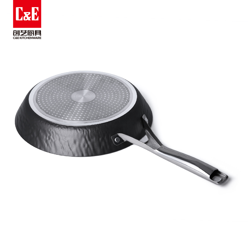 C&E Creative Cookware 3-piece set: A multi-functional non-stick frying pan with a composite bottom that is not picky about the stove. It is a kitchenware for home use Item Picture