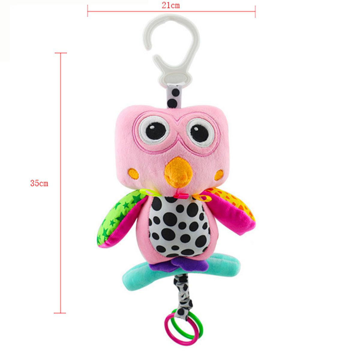 Cross-border hot pull string music animal pull string music crocodile pull string music owl toy