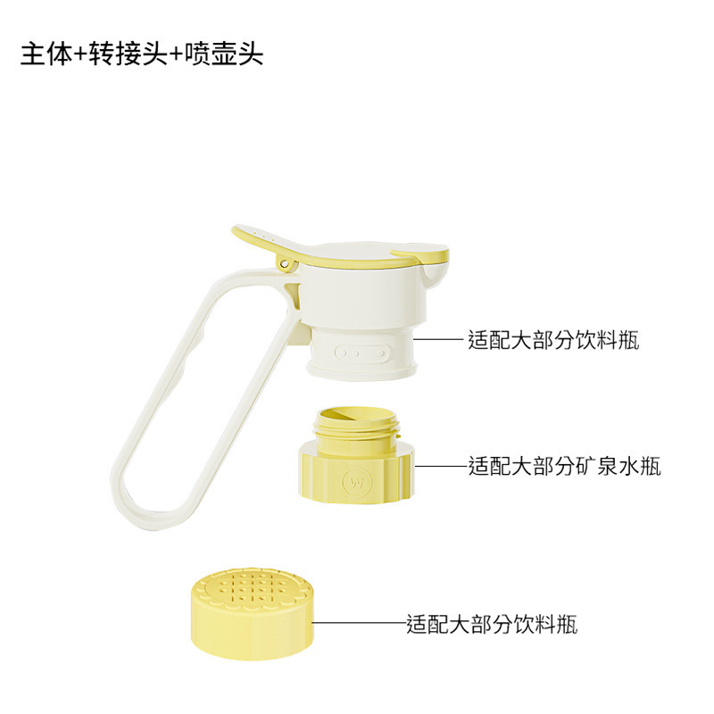 多功能冷水壶密封控量饮料瓶过滤导流器创意提手便携按压出水带盖详情4
