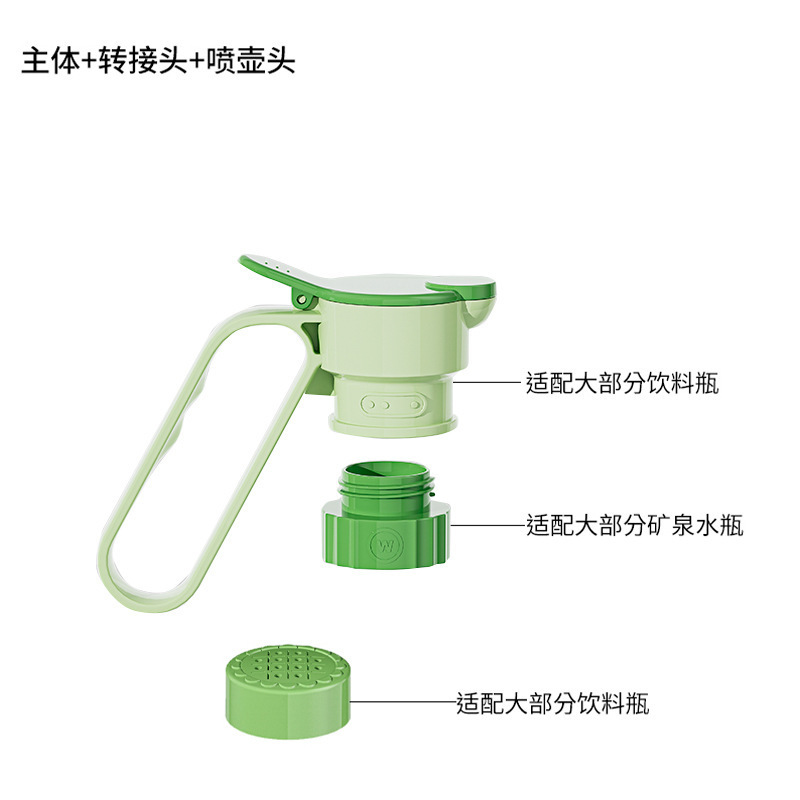多功能冷水壶密封控量饮料瓶过滤导流器创意提手便携按压出水带盖详情3