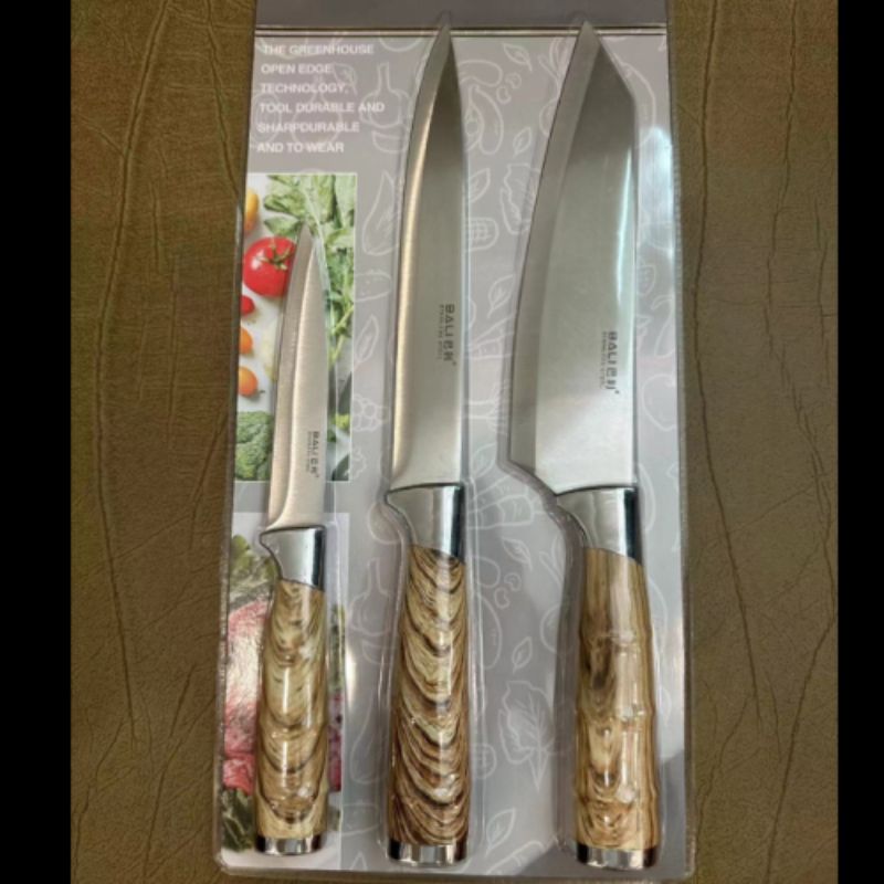 Hollow handle chef's knife, bread cutting, meat and bone removal, all-purpose fruit knife, stainless steel kitchen set knife Specification image
