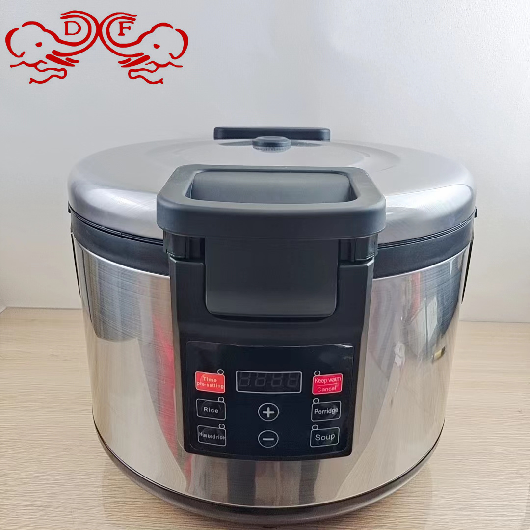 DF68796 Commercial and household rice insulated bucket, electric heating stainless steel large-capacity insulated pot, DF TRADINGHOUSE