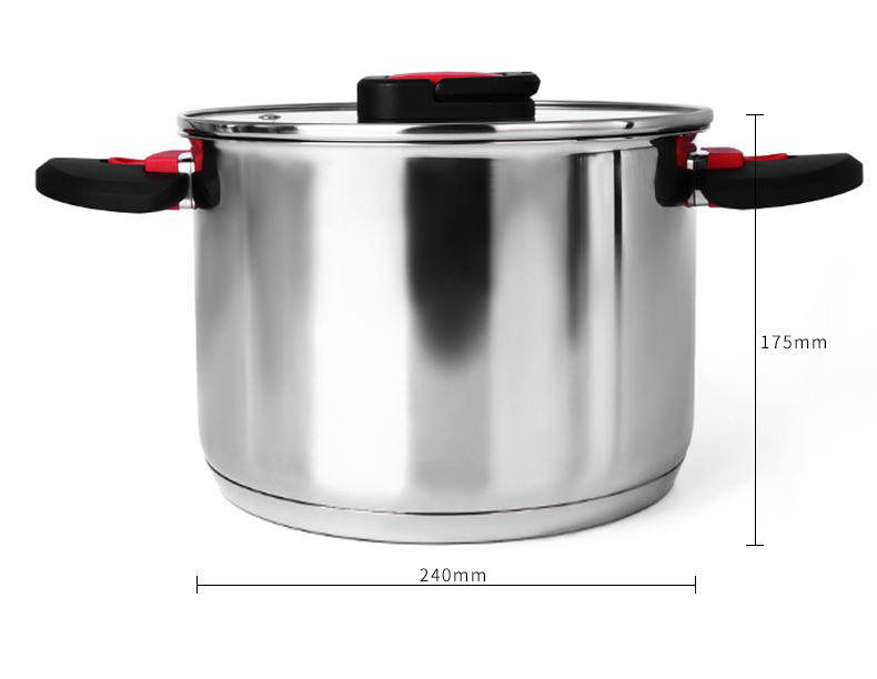  C&E創(chuàng)藝鍋具6件套不同容量雙耳可折疊湯鍋多功能燉煮燜煲湯鍋廚房家用詳情15