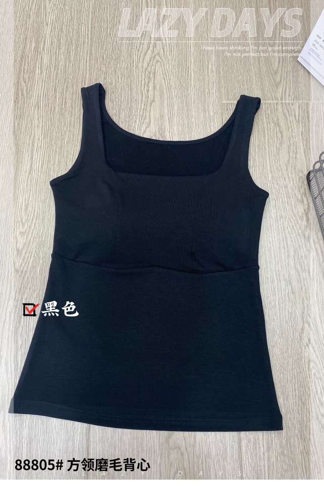 The Empire Of The United States 88805 Square Collar Wool Vest Autumn And Winter New Latex Coaster Fixed Cup Warm Underwear Vest undefined