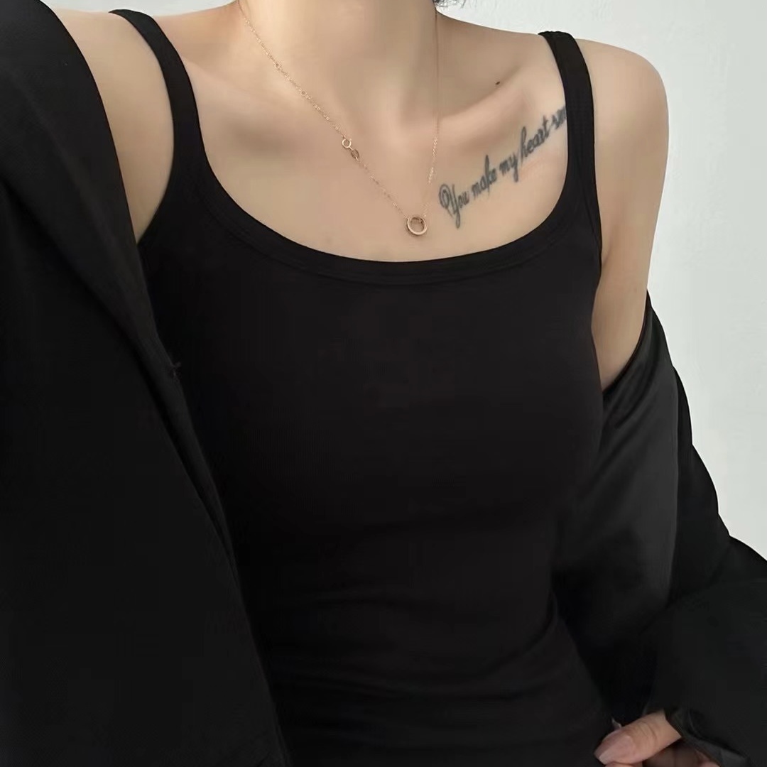 Imperial 88800 Mouses Hem Round Waistcoat Strap Simple Fashion Latex Cushion Fixed Cup One Body Warm Vest details Picture
