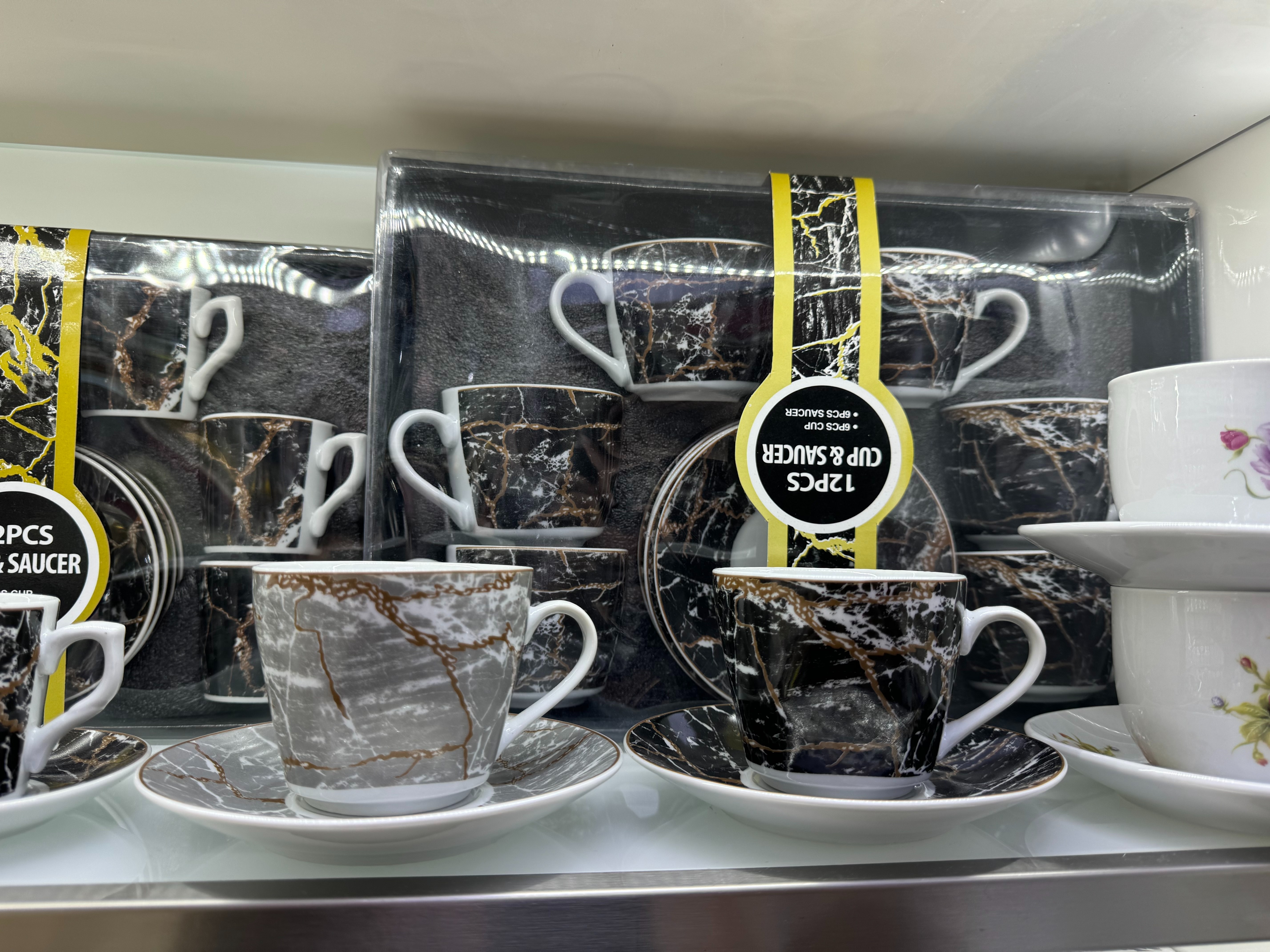 陶瓷咖啡杯碟/6杯6碟 咖啡套装