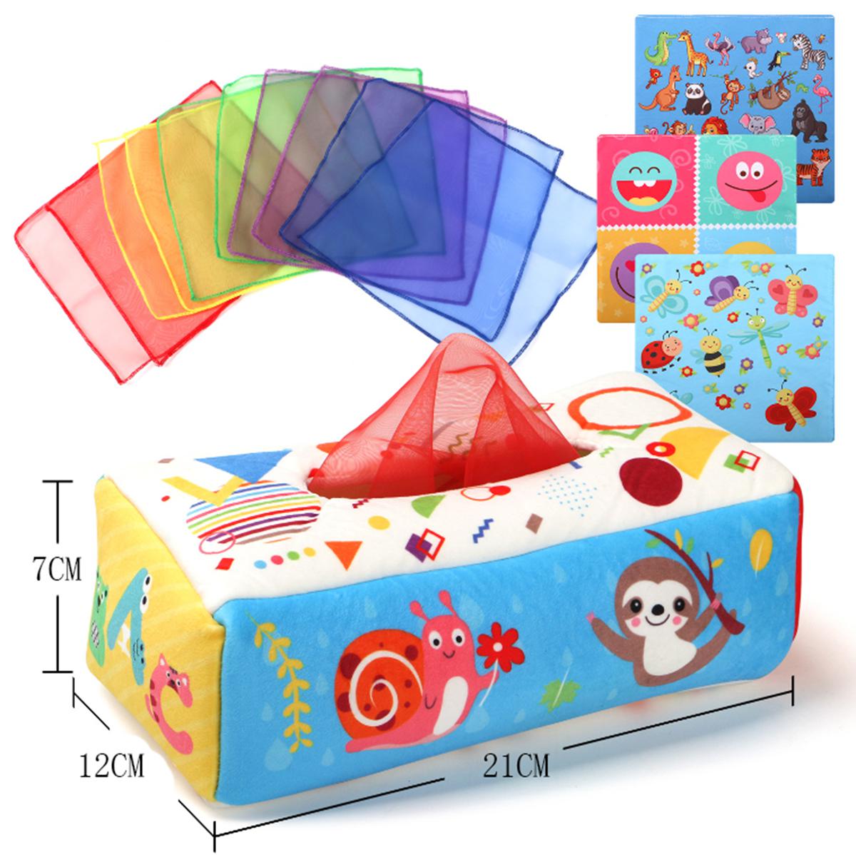 Cross-border hot baby tissue toy (car model) Baby tissue box Baby tissue toy toy details Picture