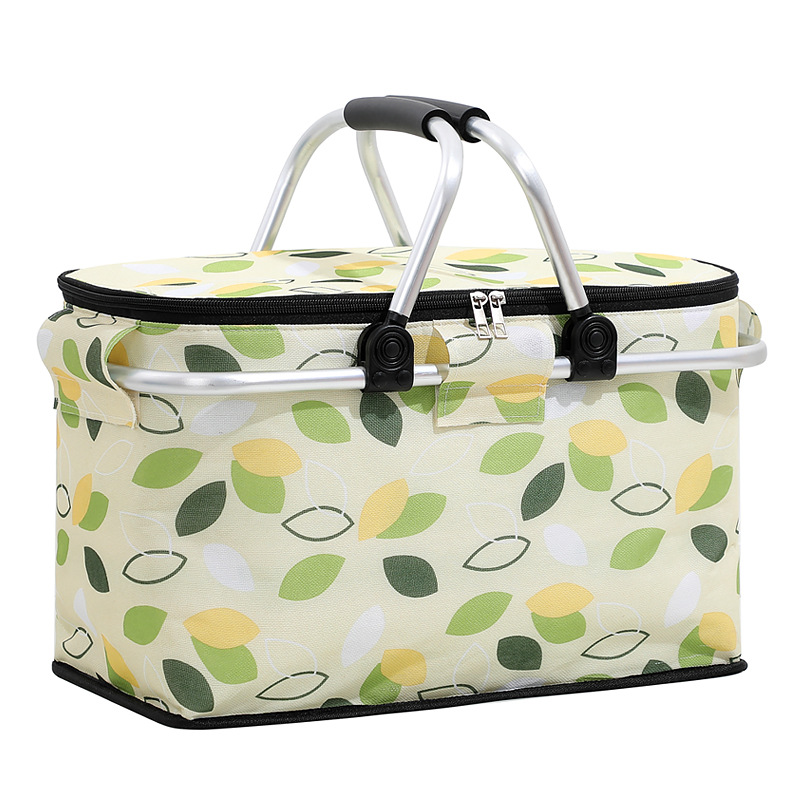 Amazon's best-selling cross-border exclusive folding picnic basket, portable ice basket, large-capacity insulated basket, picnic bag, and fruit basket Application Scenario