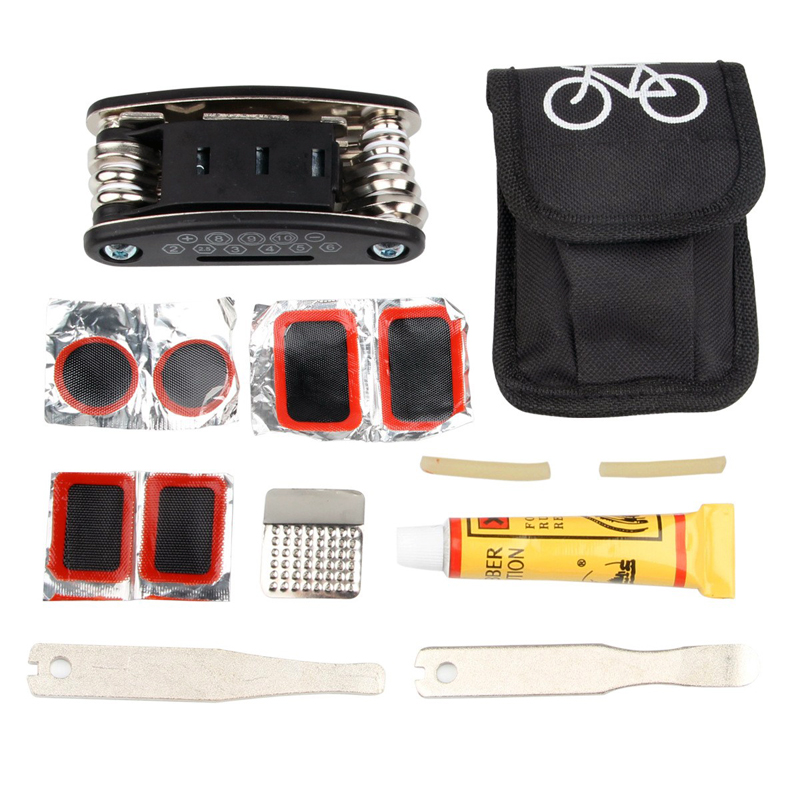 190516 Multi-functional folding Bicycle Repair Tool set, Maintenance combination, tire repair tool kit, Repair tool wrench set details Picture