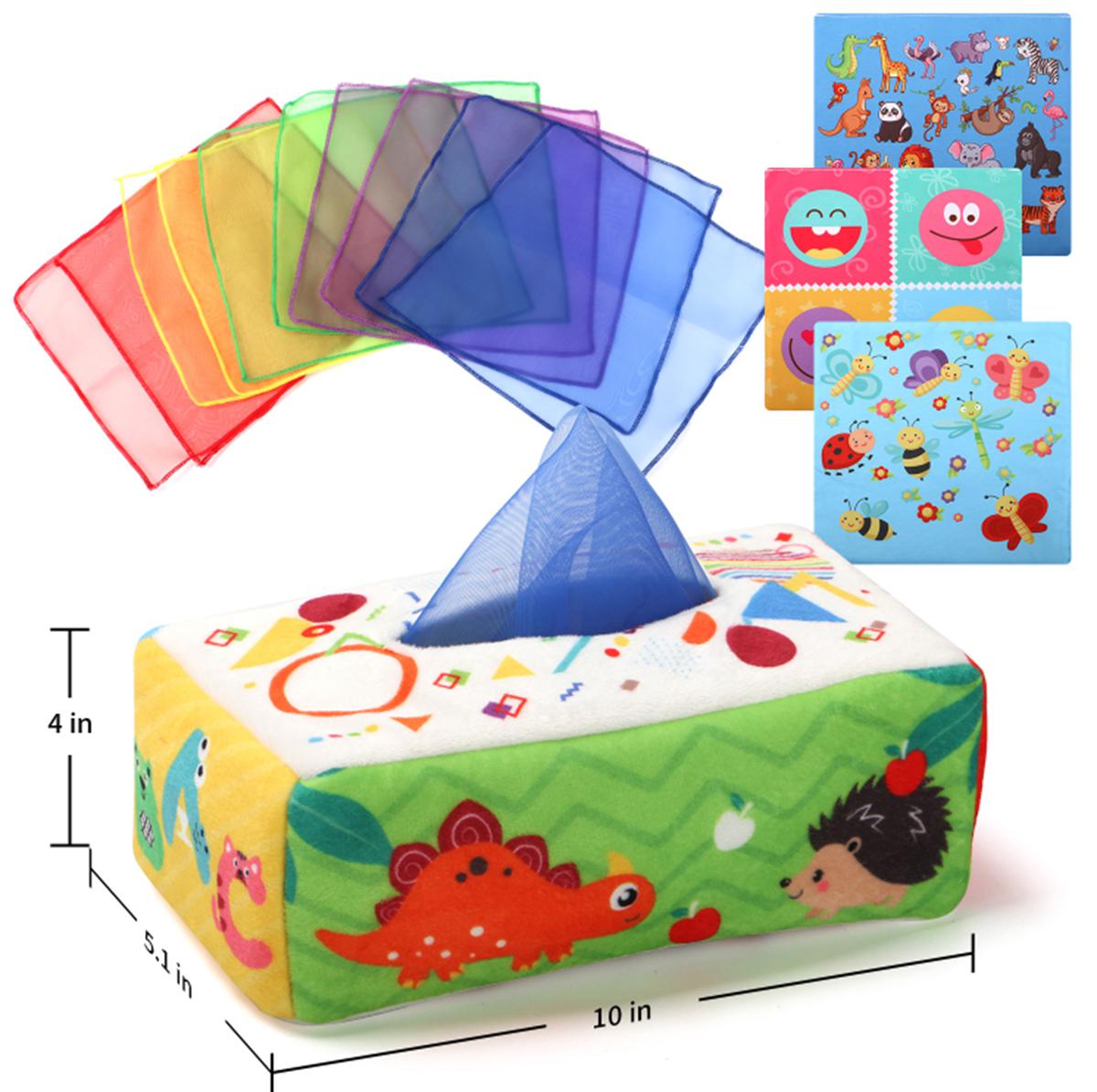 Cross-border hot baby tissue toy (car model) Baby tissue box Baby tissue toy toy full figure