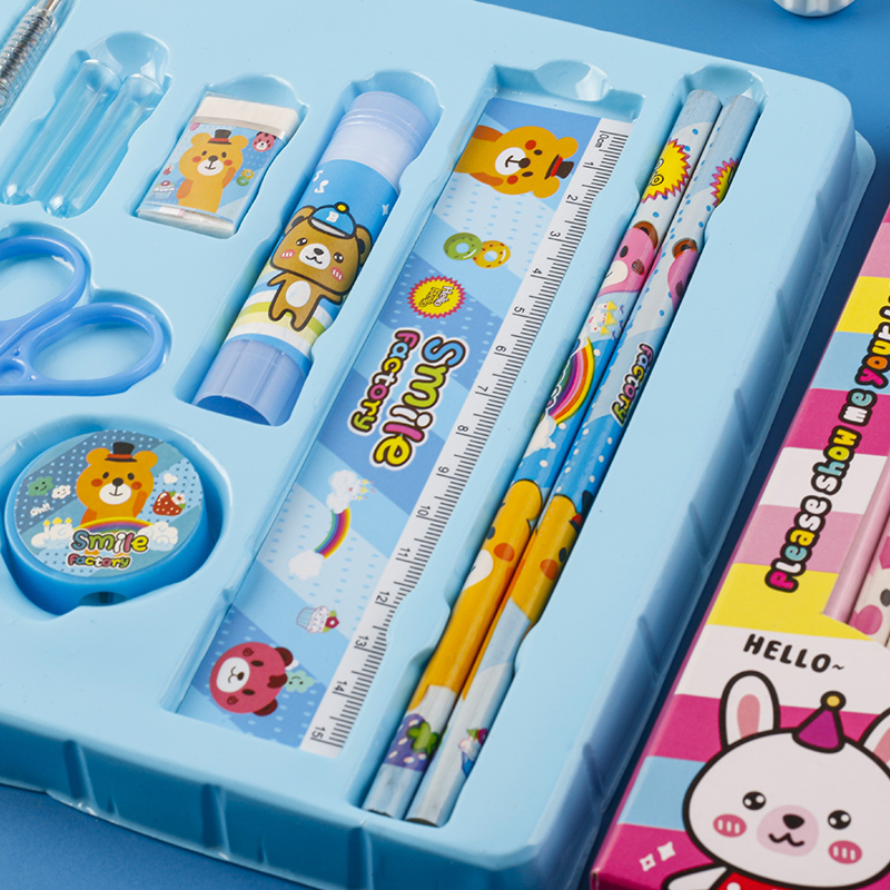Children's creative cartoon stationery set primary school award Classroom reward small gift Kindergarten small gift Application Scenario