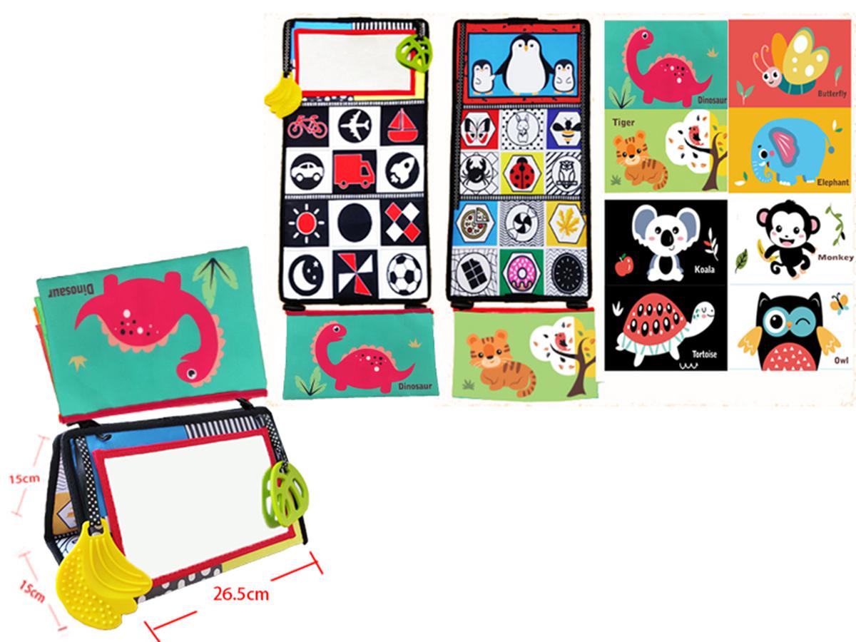 Cross-border hot baby mirror + page baby toys full figure