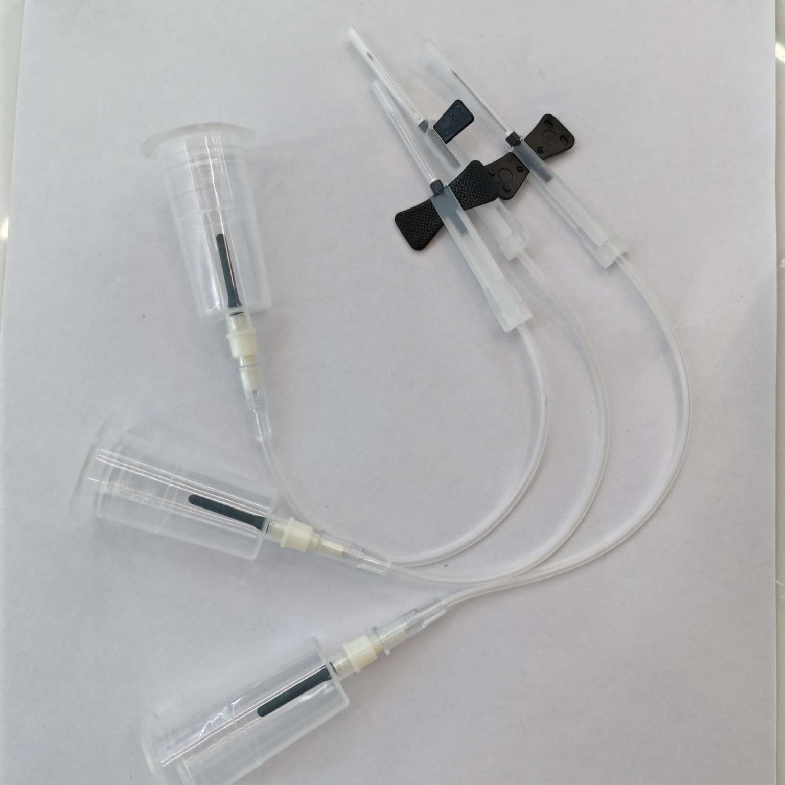 Safety Anti-Needling Vein Blood Collection Needle Single Wing Double Wing Blood Collection Needle With Needle Holder