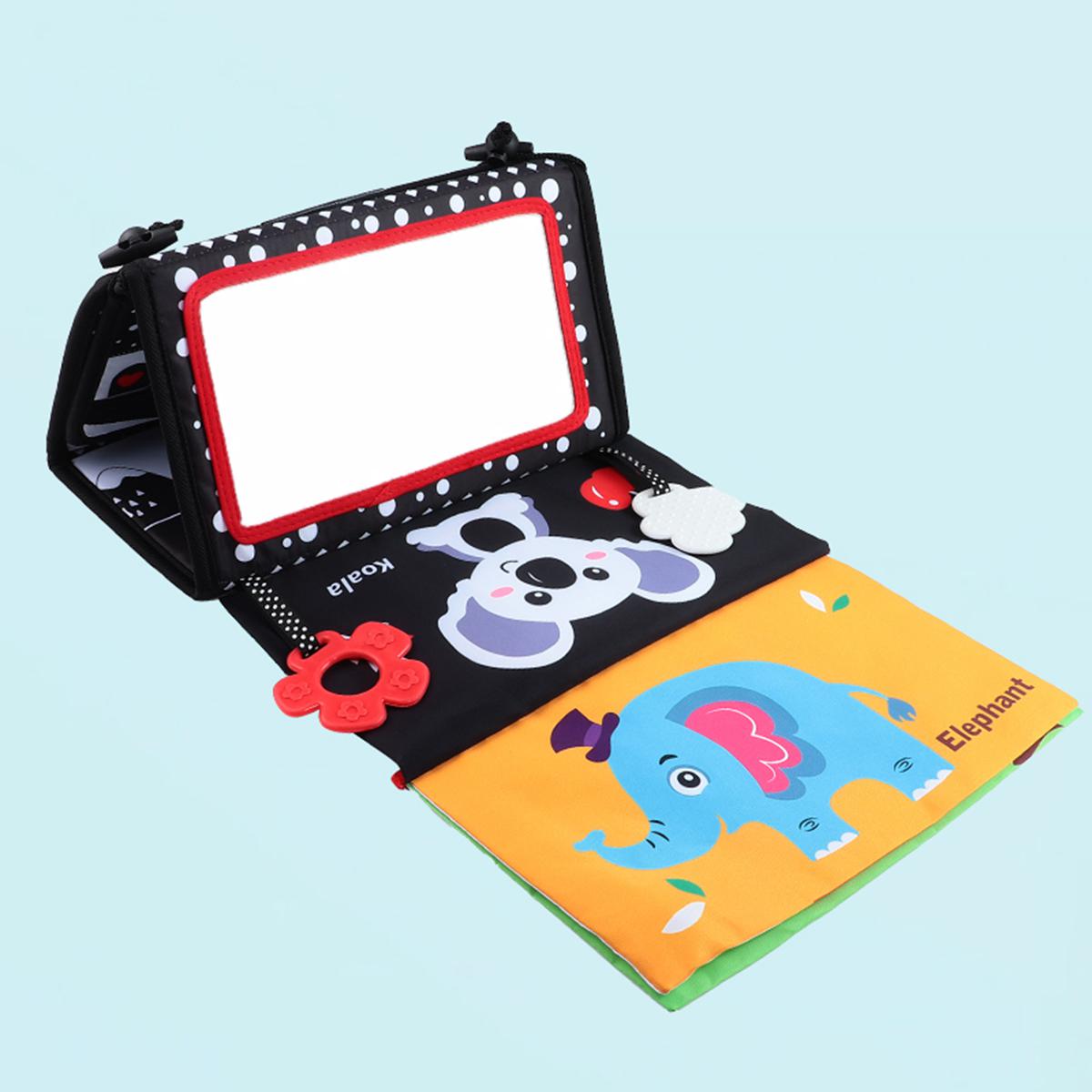 Cross-border sales of four fold mirror Four fold mirror + cloth mat four fold mirror + book toy full figure