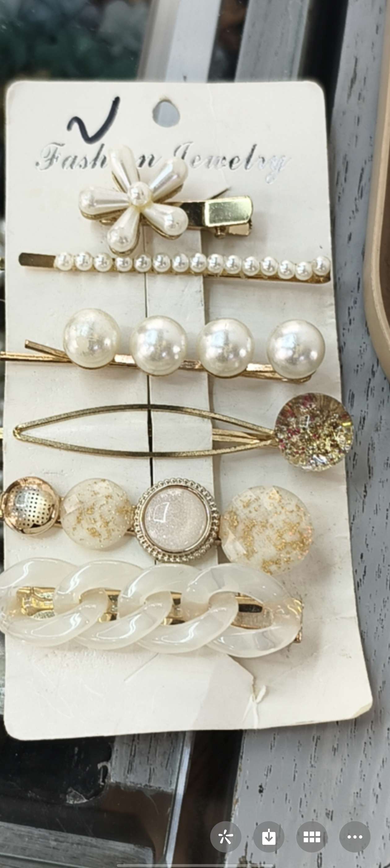 夹子/一字夹/珍珠一字夹细节图