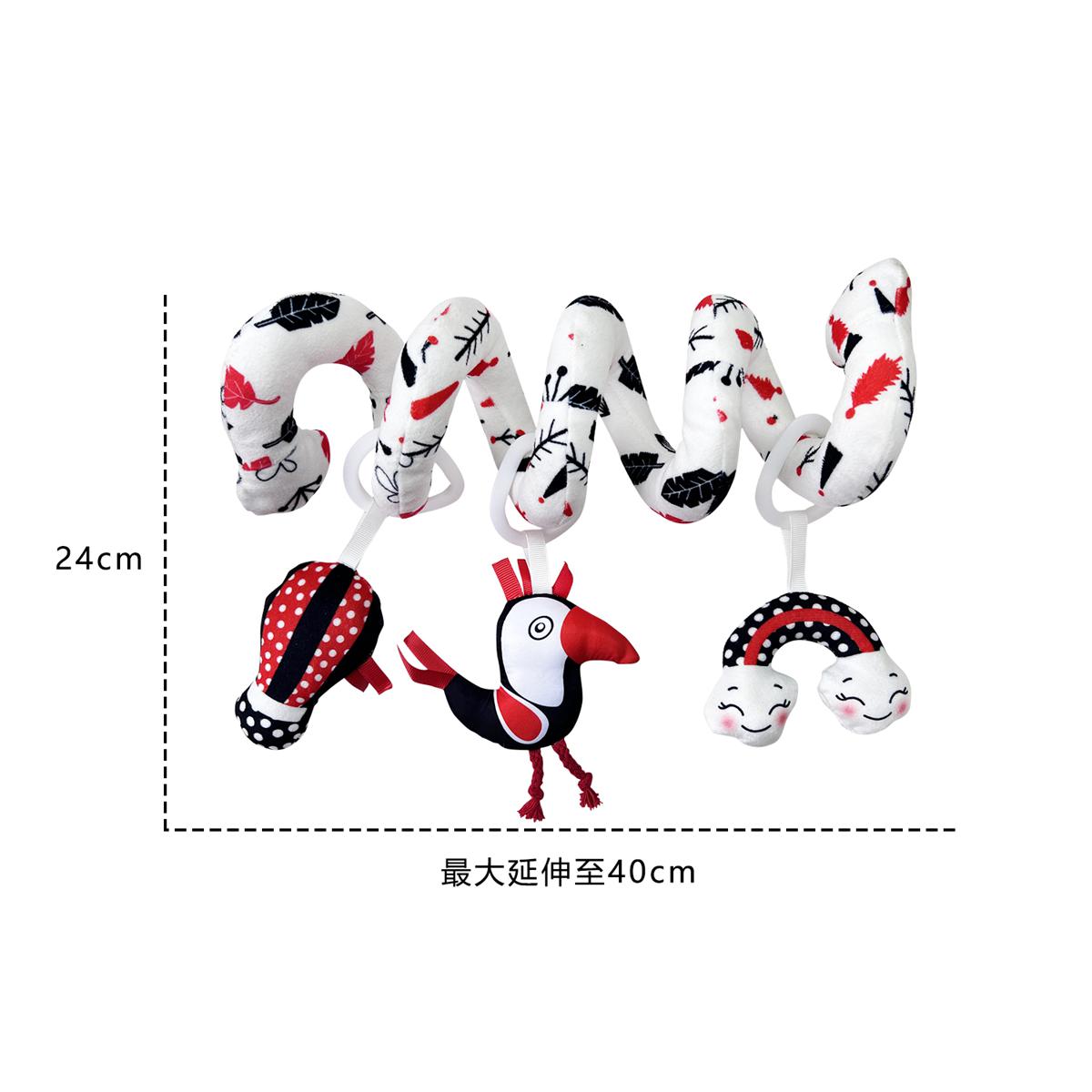 Cross-border sales of cartoon color bed around black and white bed around infant education toys full figure