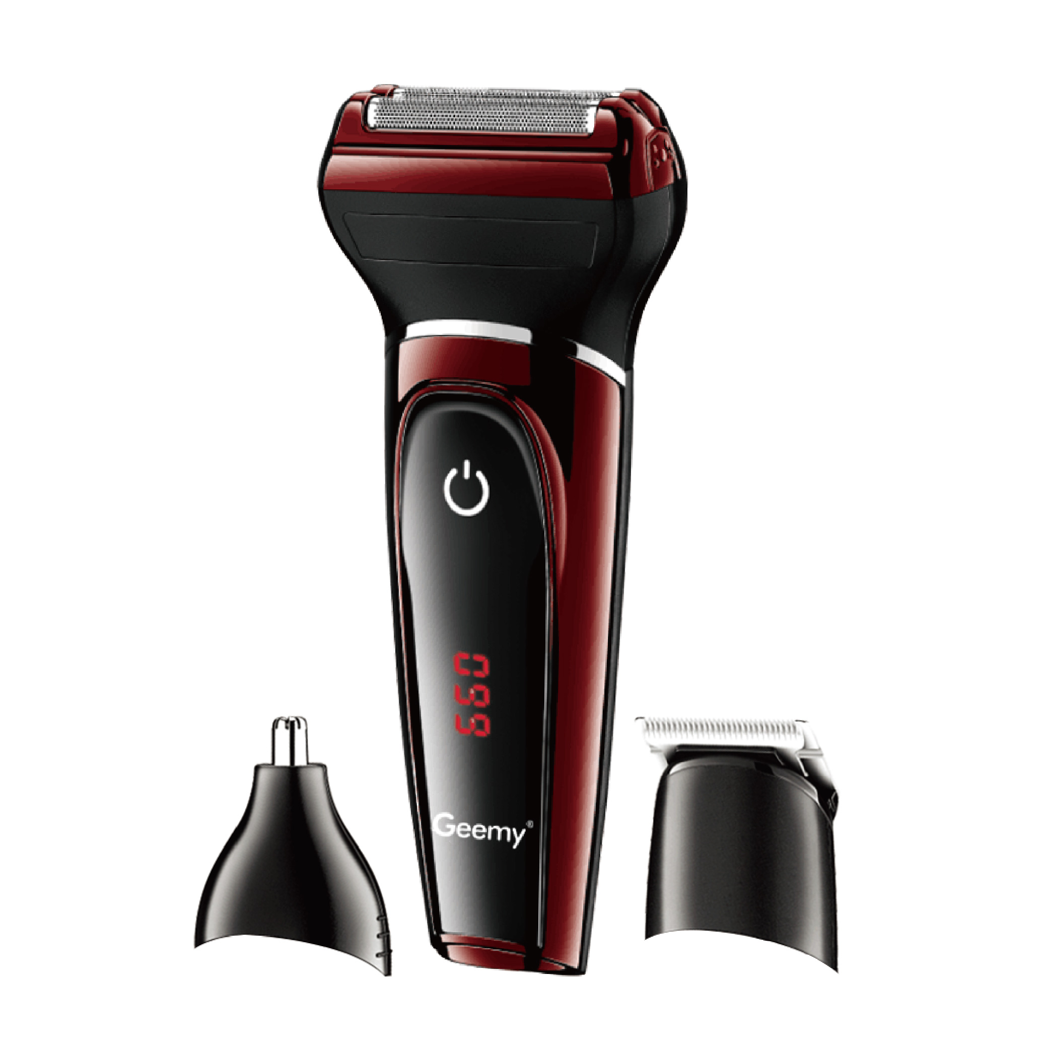 The GMEI GM-565 multi-functional electric hairdresser, shaving and nose trimming all-in-one machine, LED display hairdresser and nose hair remover details Picture