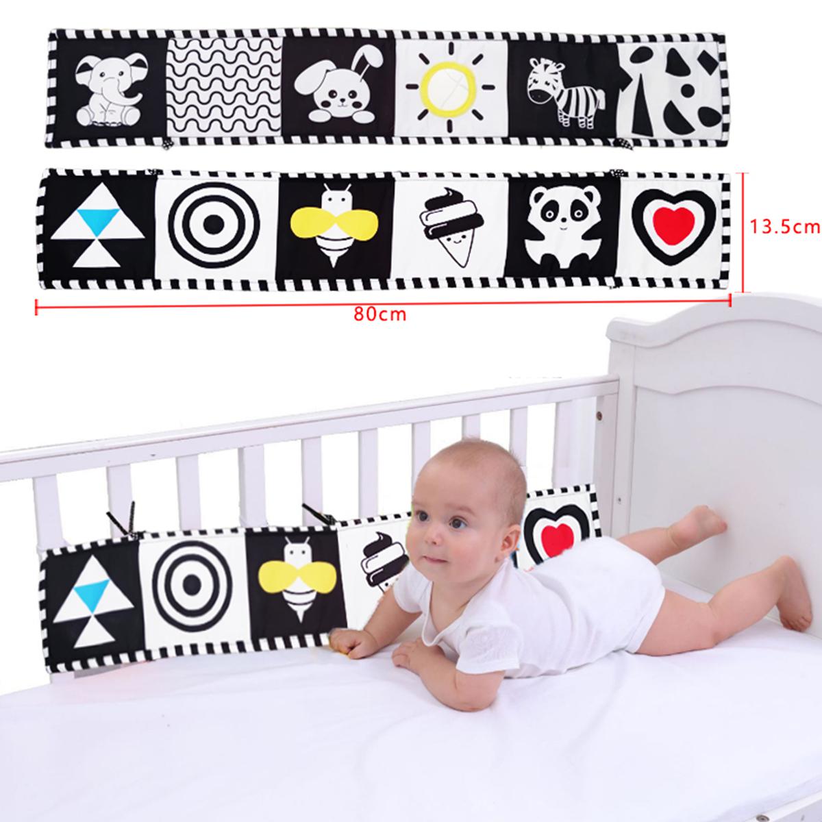 Cross-border sales of three-dimensional crib cloth book black and white fence cloth book toys full figure