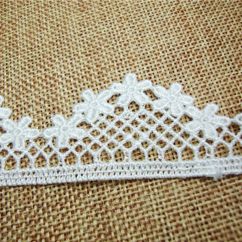Ethnic-style woven ribbon striped skirt hem clothing, children's clothing, lace trim, collar flower, water-soluble, exquisite and delicate, DIY materials Item Picture