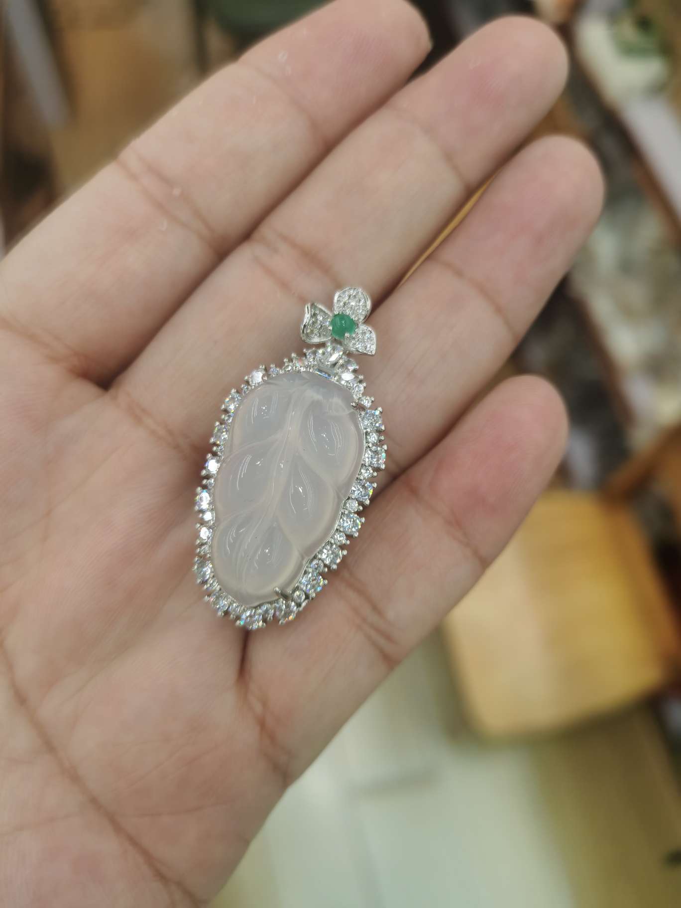 高透金枝玉叶，髓缘珠宝，2024082602