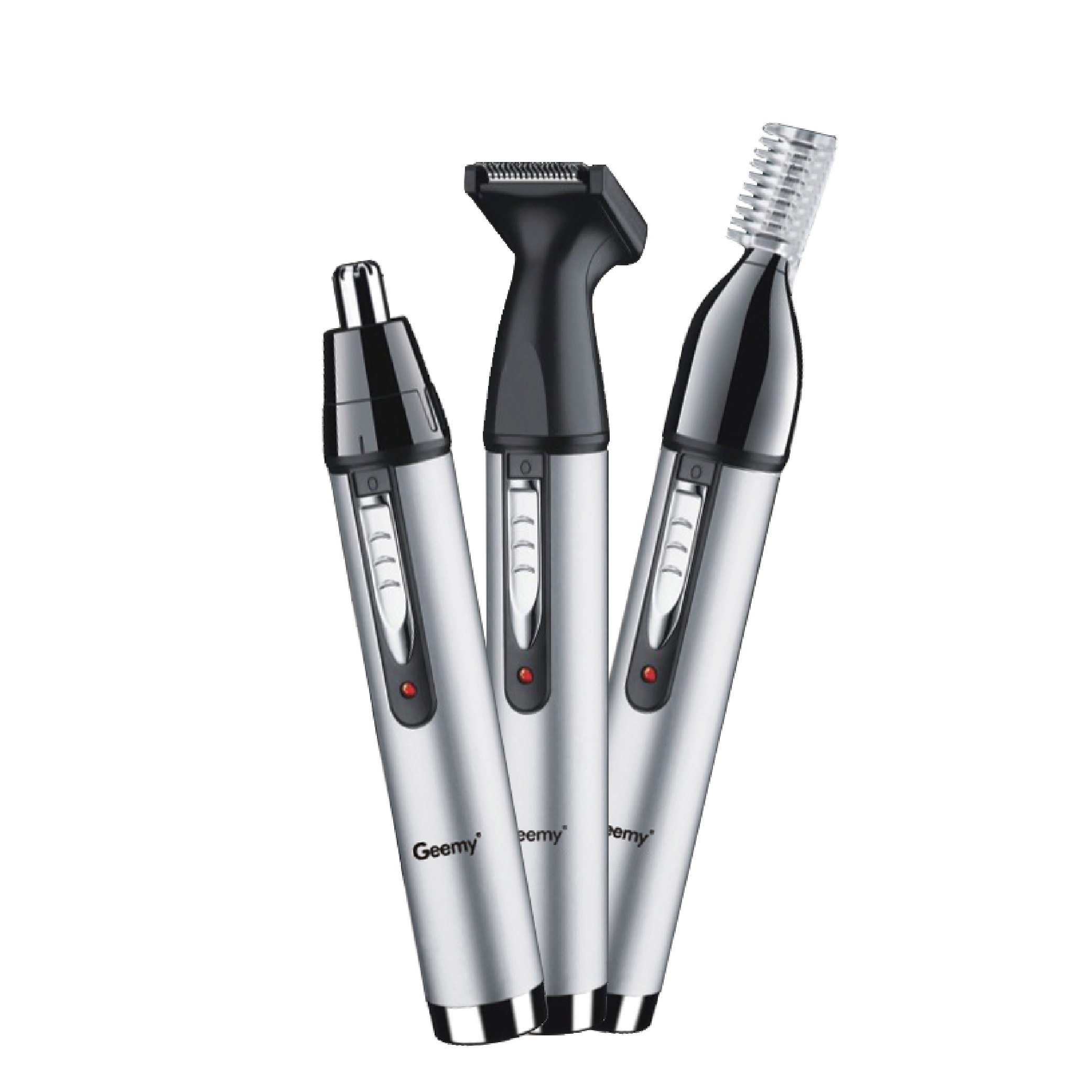 GEEMY 3107 Electric Nasal Hair Trimmer Three-in-one multi-functional combination nasal hair knife, an export nasal hair trimmer details Picture