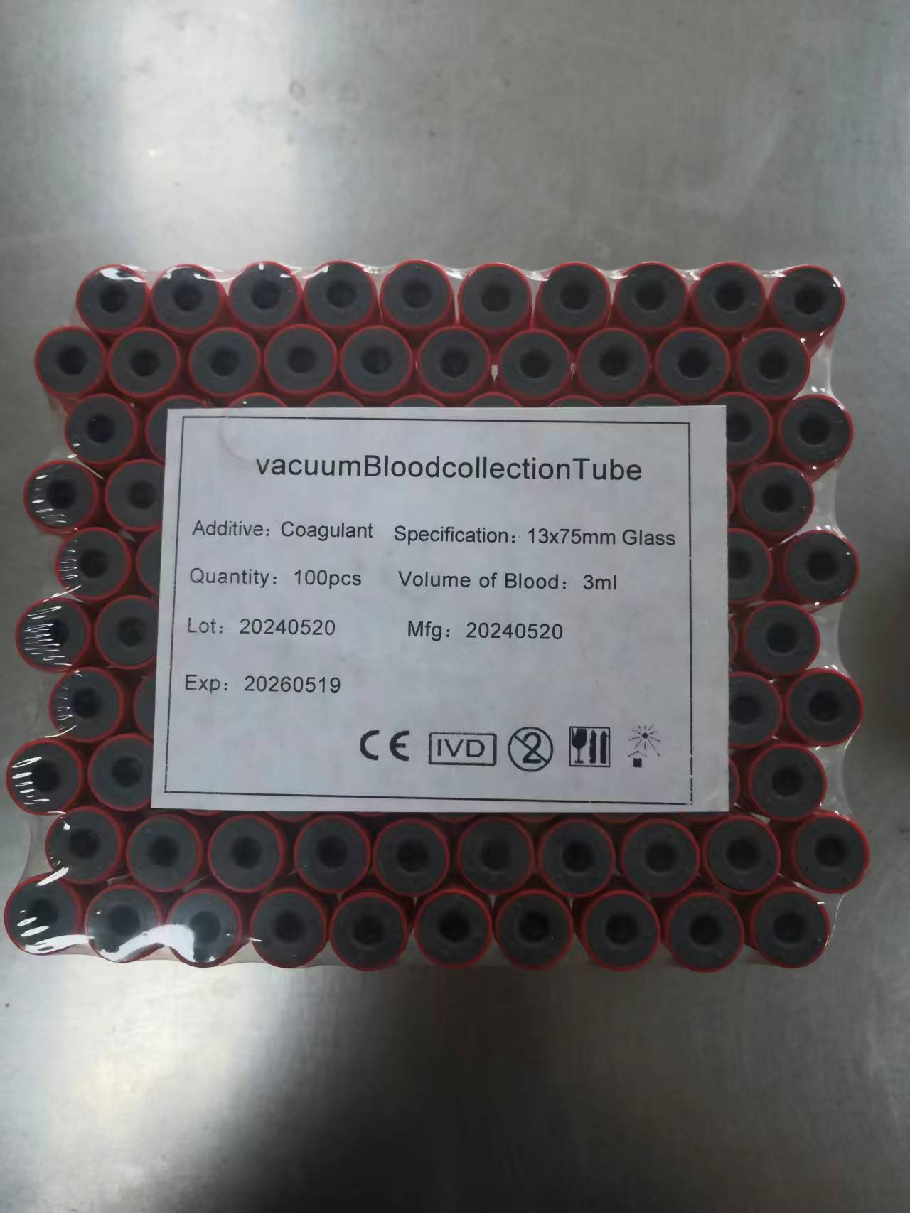 Blood Vessels Were Collected 1-10Ml By Vacuum Glass Pet Negative Pressure Blood Routine details Picture