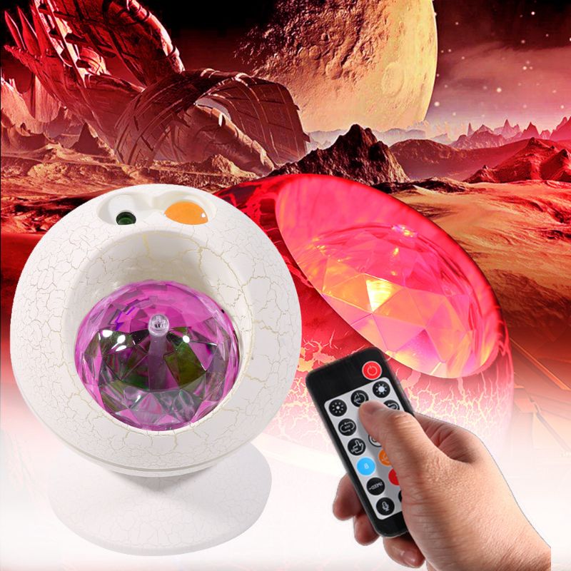 2023 New Starry Sky Projection Lamp, Full Sky Star Laser Projector, remote control water ripple Children's Dreamy Atmosphere Lamp Specification image