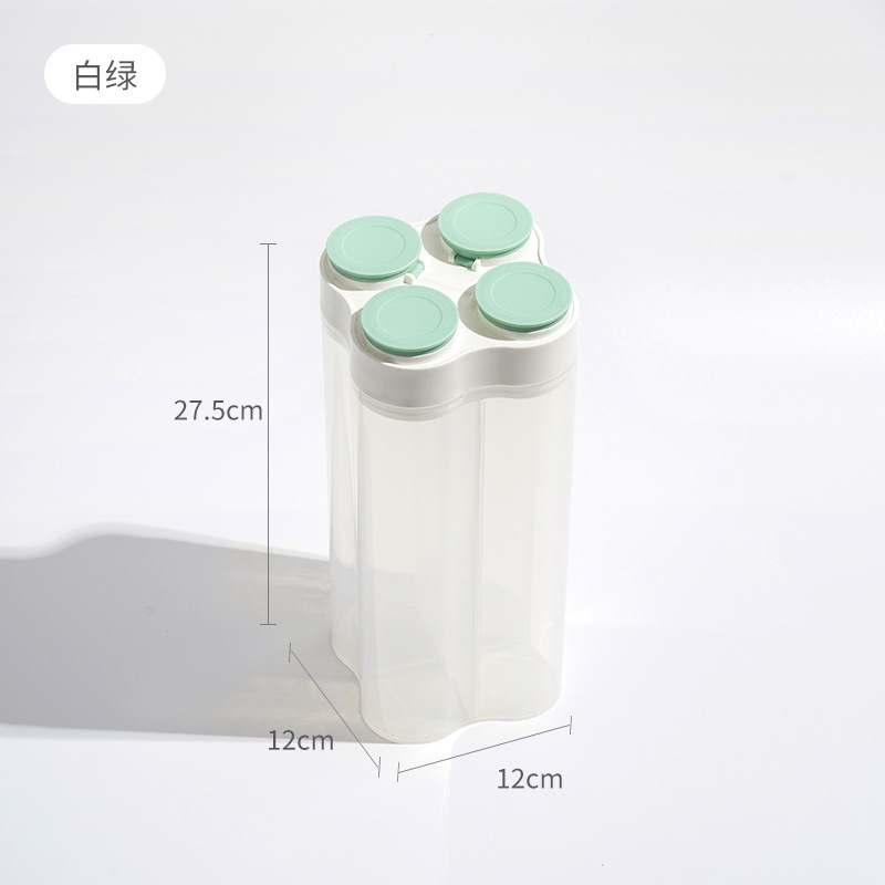 L40-LSCF08 Grain storage tank, moisture-proof transparent sealed storage tank, grain storage box with independent desiccant box Item Picture