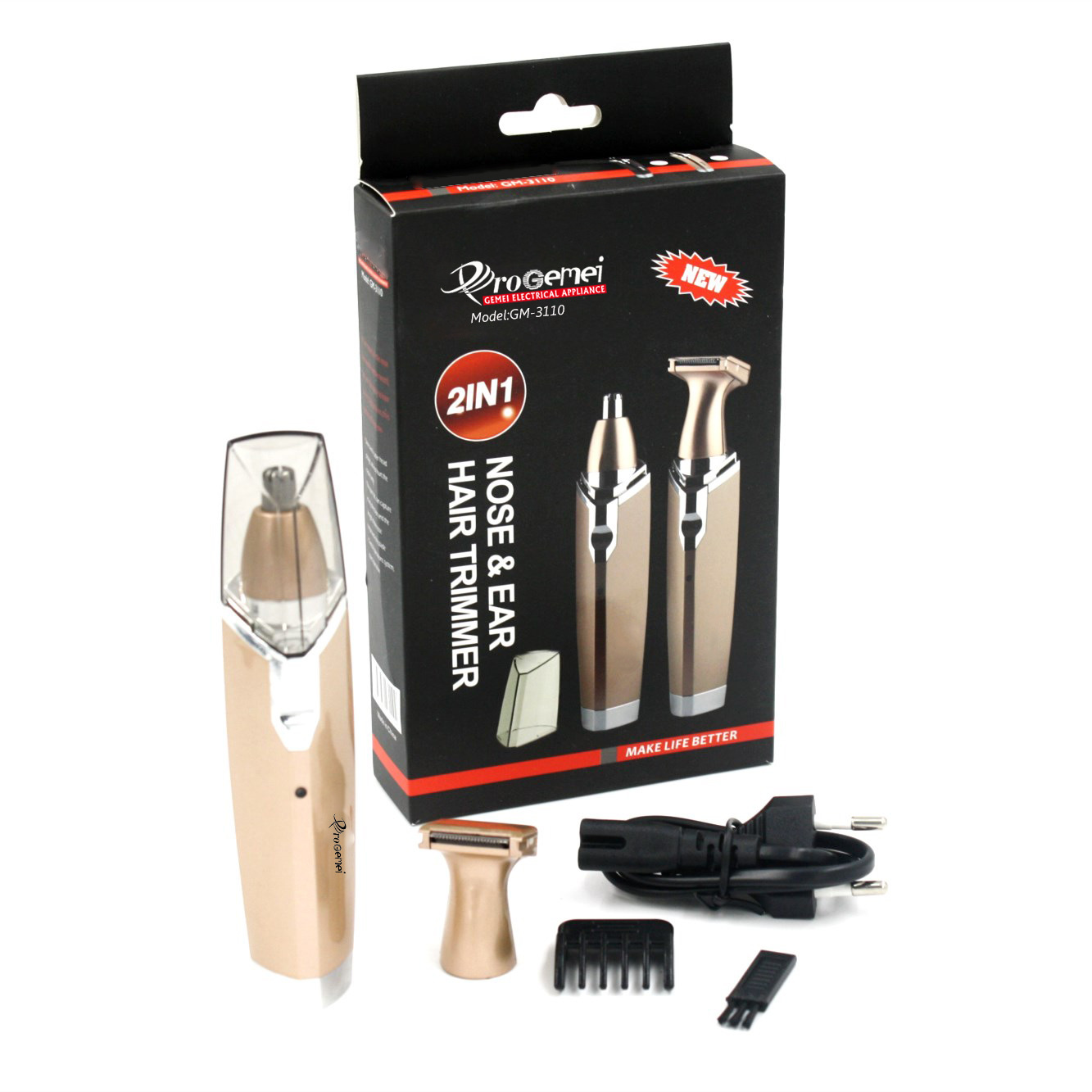 GEEMY 3110 Electric Nasal Hair Trimmer for Men - a two-in-one nasal hair trimmer pic 9