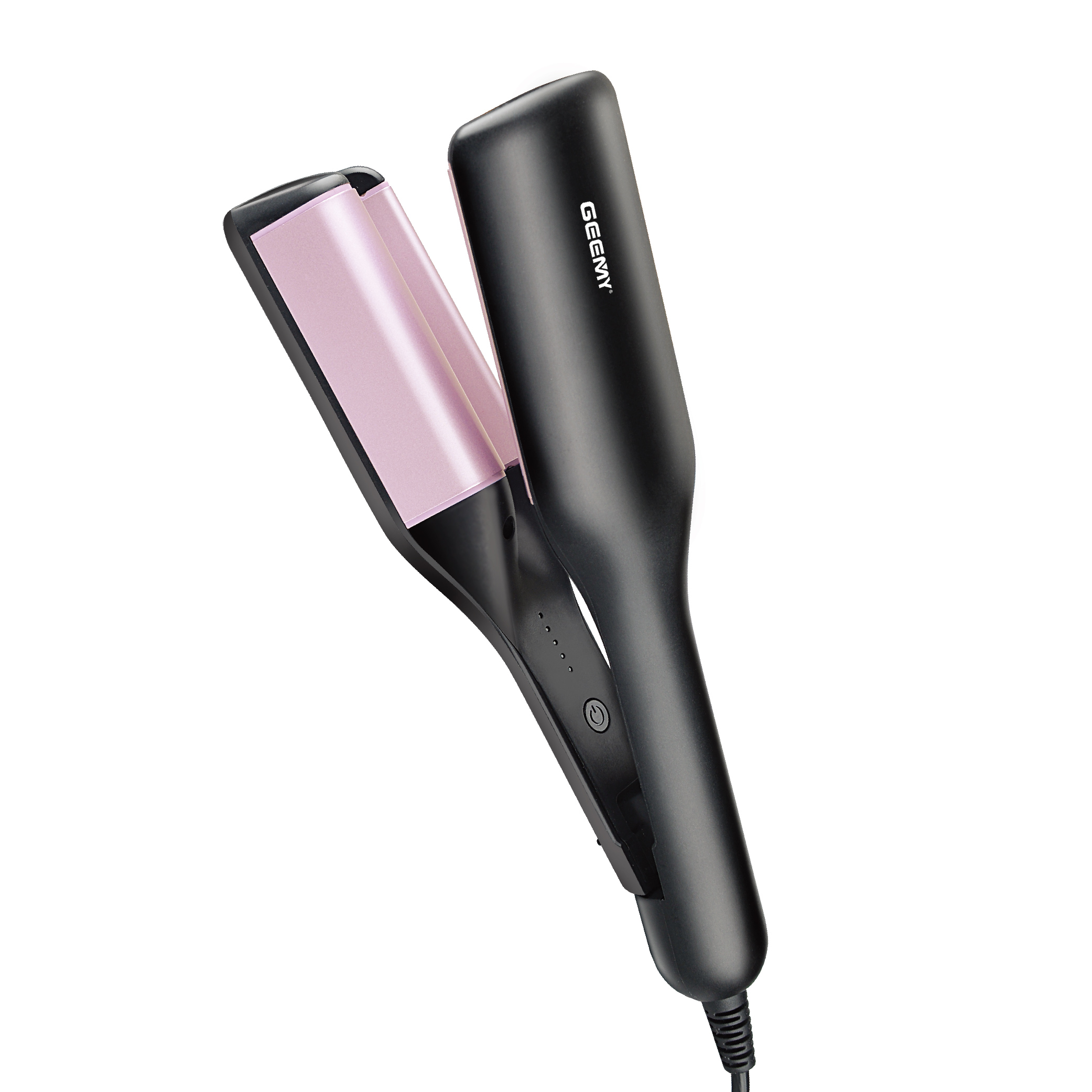 GEEMY 2860 Ceramic French Egg Roll Hair Bar, Wool roll, water wave Large roll, no damage to hair details Picture