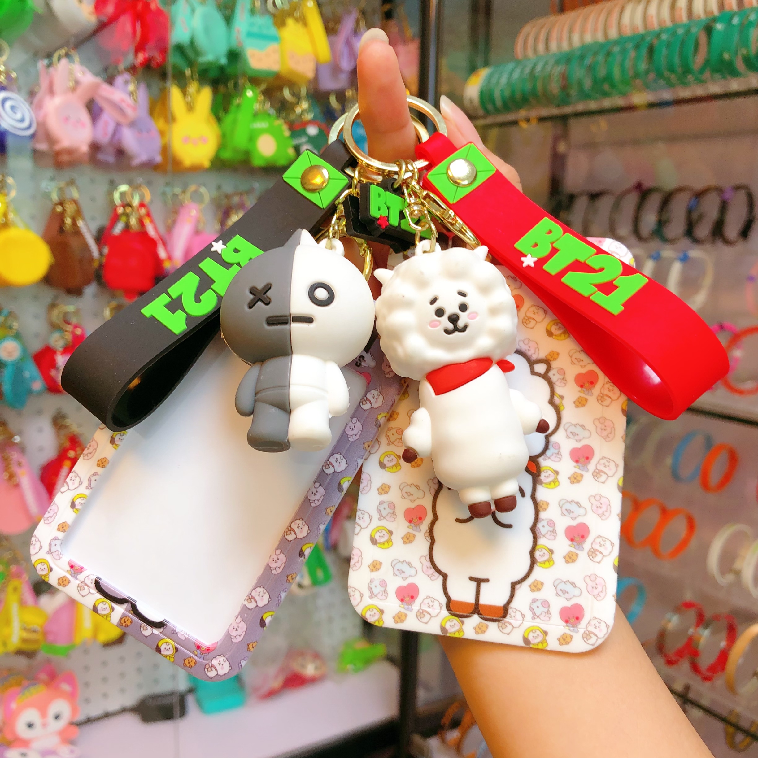 New silicone card holders, the same style silicone doll accessories, Teen Group bags, pendants, ID card, meal card and document cases details Picture