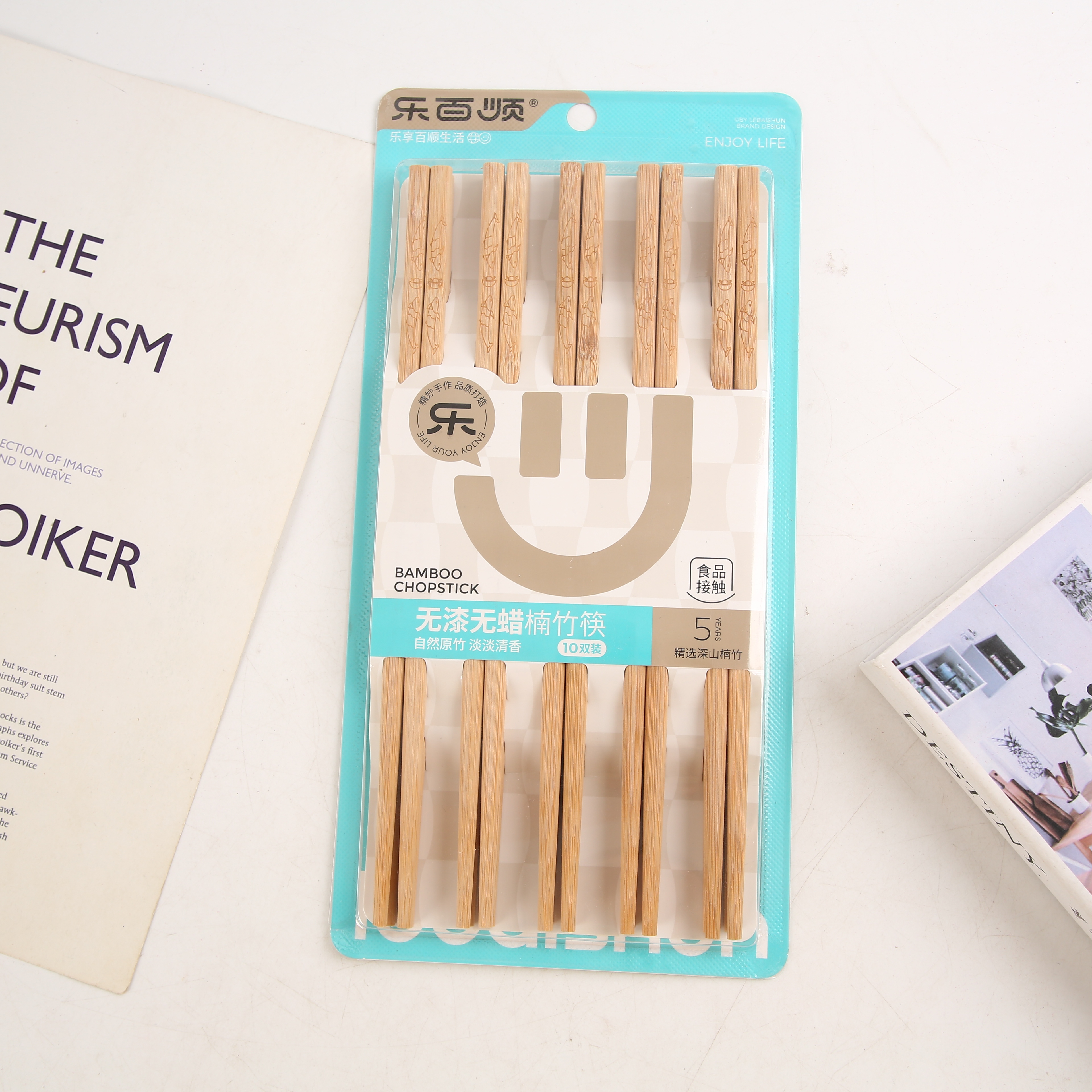 厂家外贸内销新款竹筷子批发家用分餐筷子套装