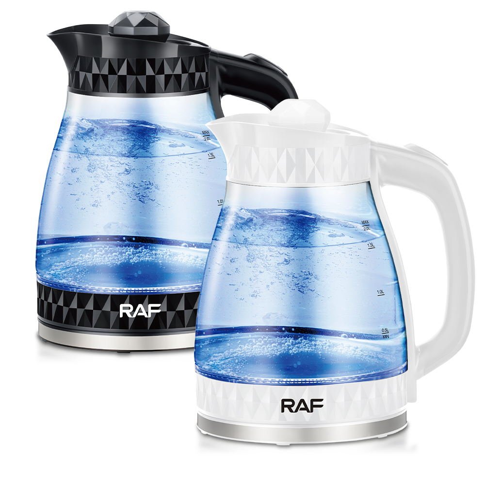 RAF European Standard cross-border transparent glass 2L electric kettle with automatic large-capacity multi-functional kettle overheat protection R.7908 Application Scenario