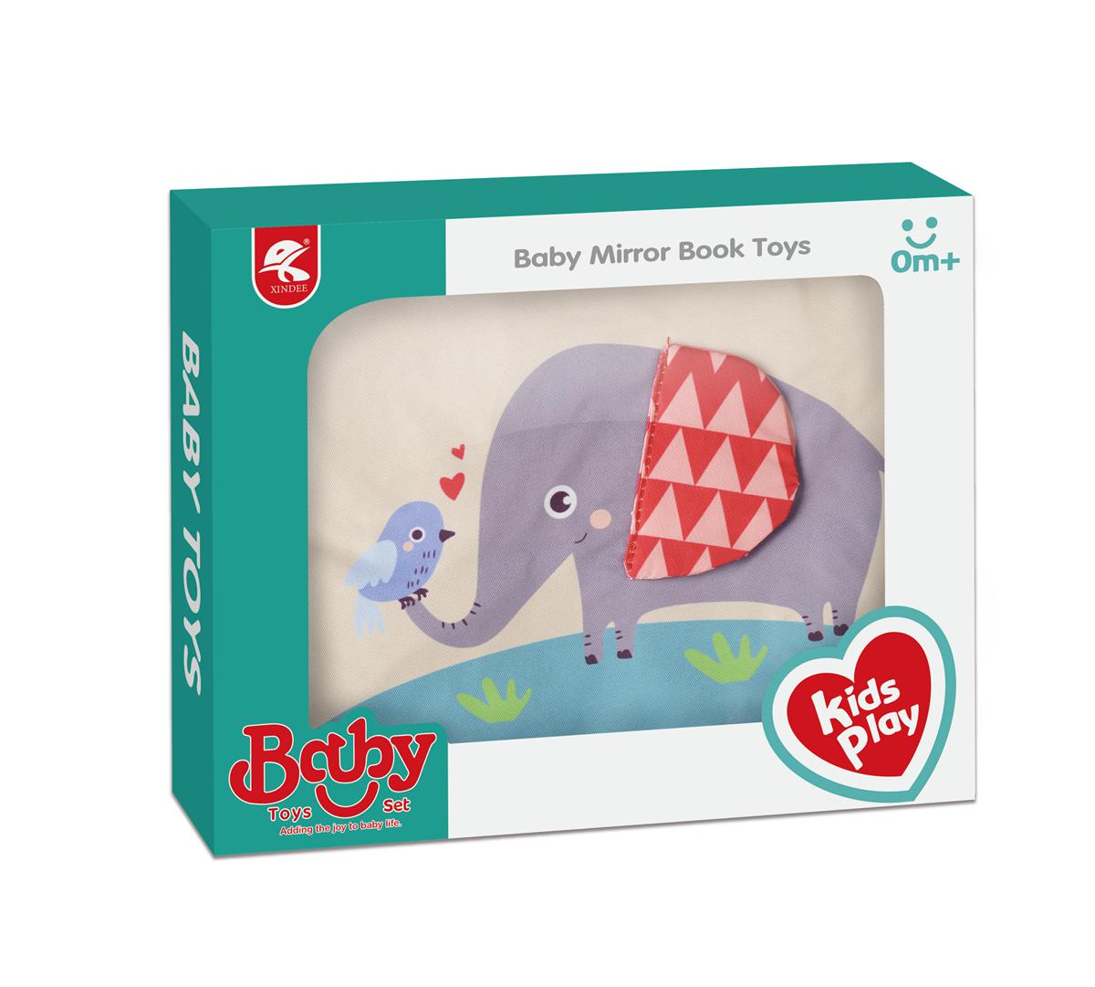 Cross-border sales of small tree table calendar book Penguin floor mirror dinosaur animal floor mirror + page elephant table calendar book toy full figure