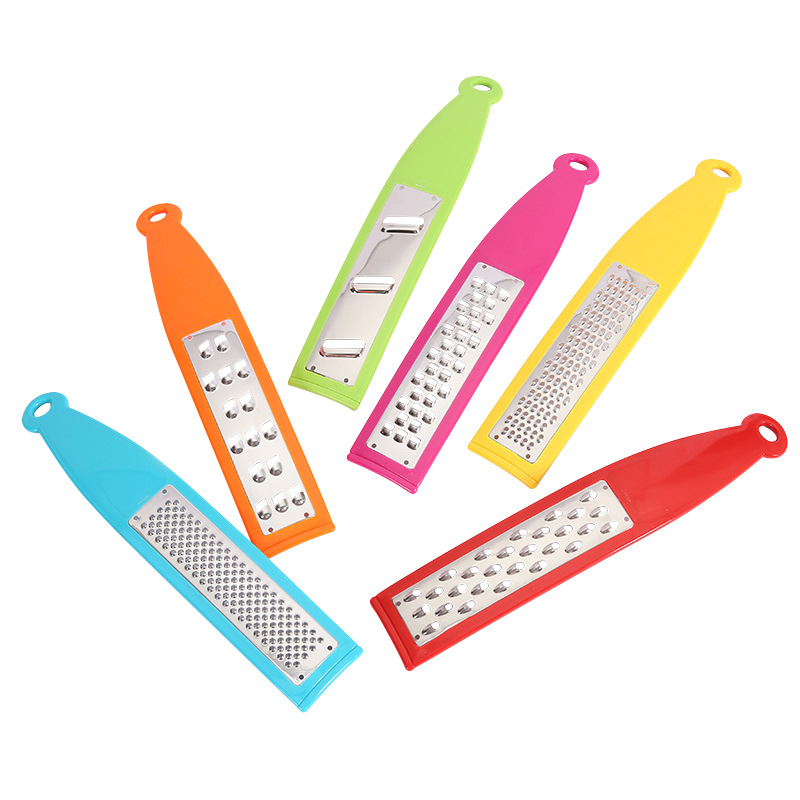 New multi-functional combination vegetable slicer, melon peeler, kitchen gadget, 6pcs stainless steel vegetable grater Specification image