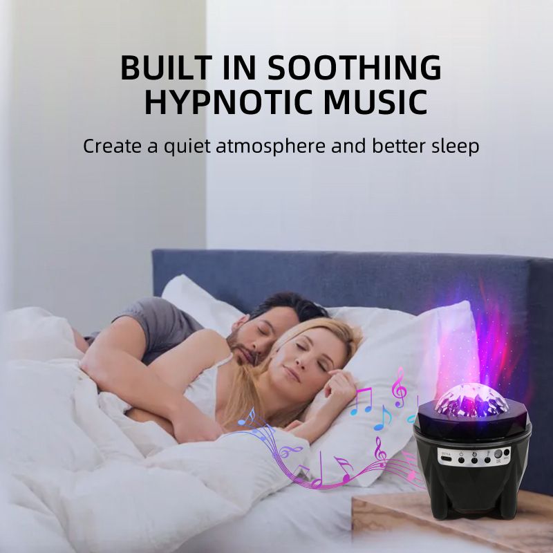 Aurora ambient light Starry sky Projector, Seven-color starry sky light, LED laser Full sky star bedroom gift Application Scenario