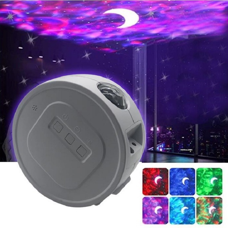 星空海洋投影灯火焰水纹蓝牙音乐USB满天星镭射激光灯星空投影灯