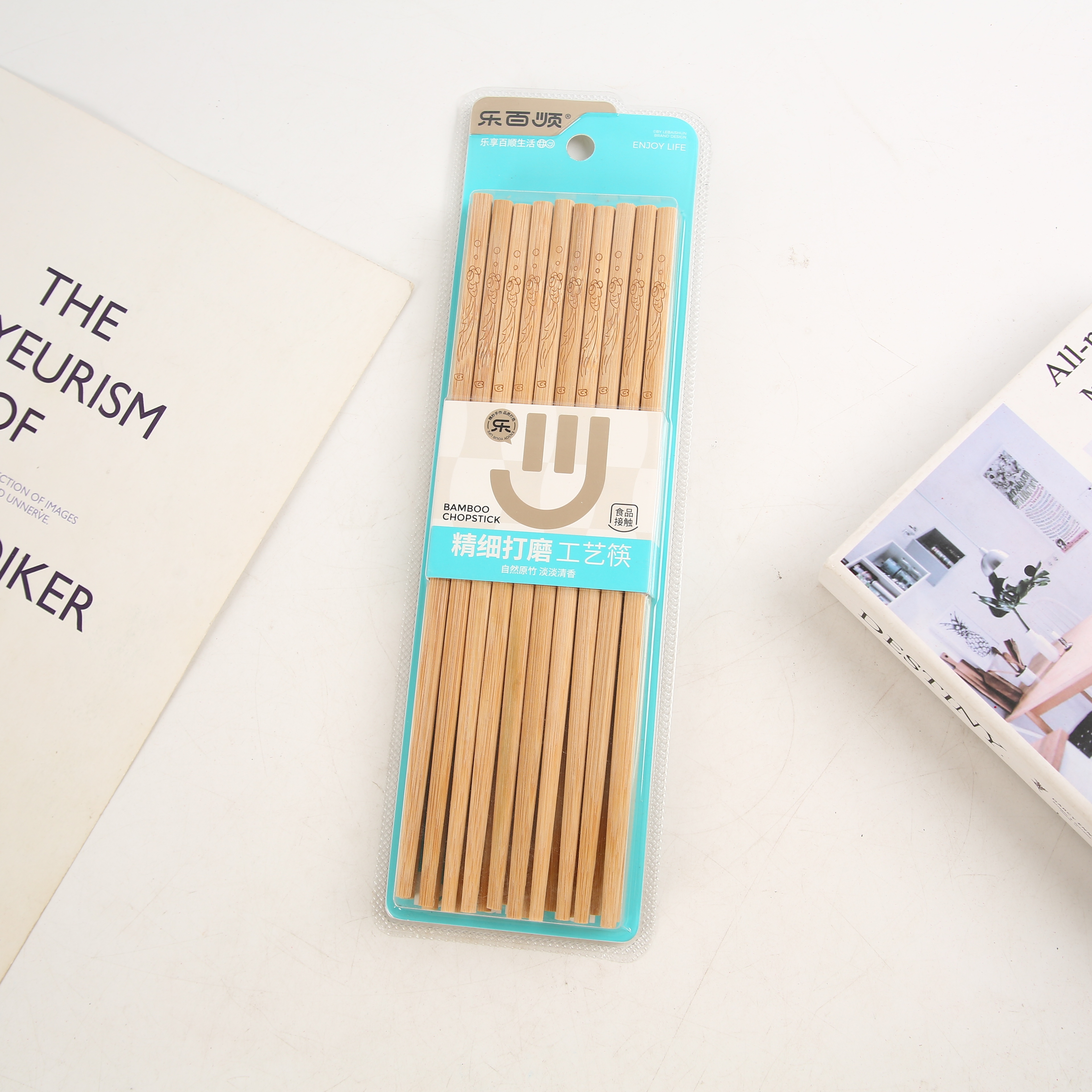 外贸内销防滑竹筷子批发家用分餐筷子套装